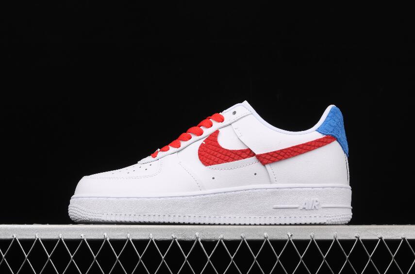 Latest Nike Air Force 1 07 LX Red Blue White DC1164-100 Shoes – New ...
