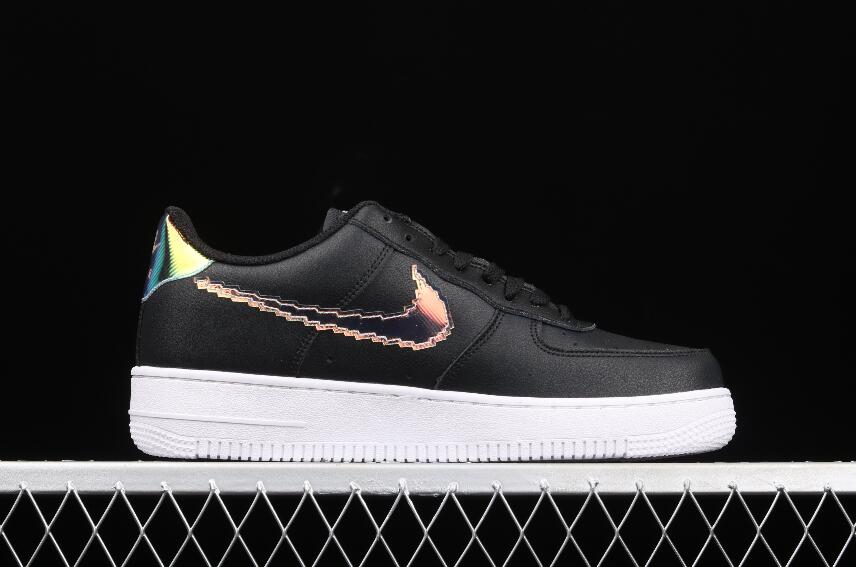 New Drop Nike Air Force 1 Low Iridescent Pixel White Black Cold CV1699 ...