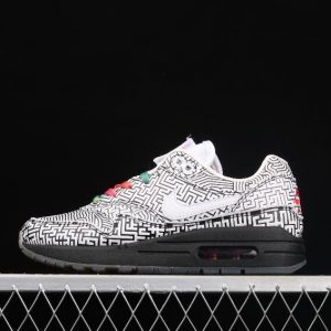 Top Sale Nike Air Max 1 OA YT Black White Habanero Red CI1505 001 Sneakers 1 300x300